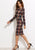 Multicolour Plaid Dress