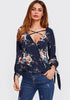 Surplice Neckline Blouse