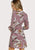 Surplice Wrap Floral Dress