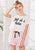 Letter Print Preppy Nightwear