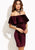 Burgundy Velvet Dress