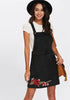 Rose Embroidery Overall