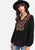 Embroidered Yoke Smock Top