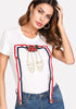 Rhinestone Casual Tee