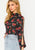 Split Sleeve Floral Top