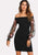 Embroidered Bardot Dress