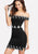 Lace Trim Bardot Dress