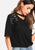 Beaded Choker Neck Tee