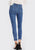 Beaded Frayed Hem Jeans