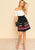 Frilled Waist Flare Skirt