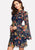 Flower Bell Sleeve Dress