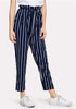 Striped Tapered Pants