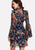 Flower Bell Sleeve Dress