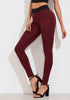 Contrast Skinny Leggings