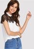 Lace Yoke Top