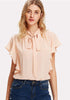 Ruffle Plain Trim Top