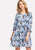 Floral Print Smock Dress