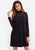 Lace Yoke Straight Tee Dress