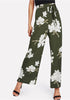 Flower Wide Leg Pants