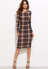 Multicolour Plaid Dress