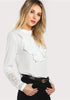 Keyhole Ruffle Top